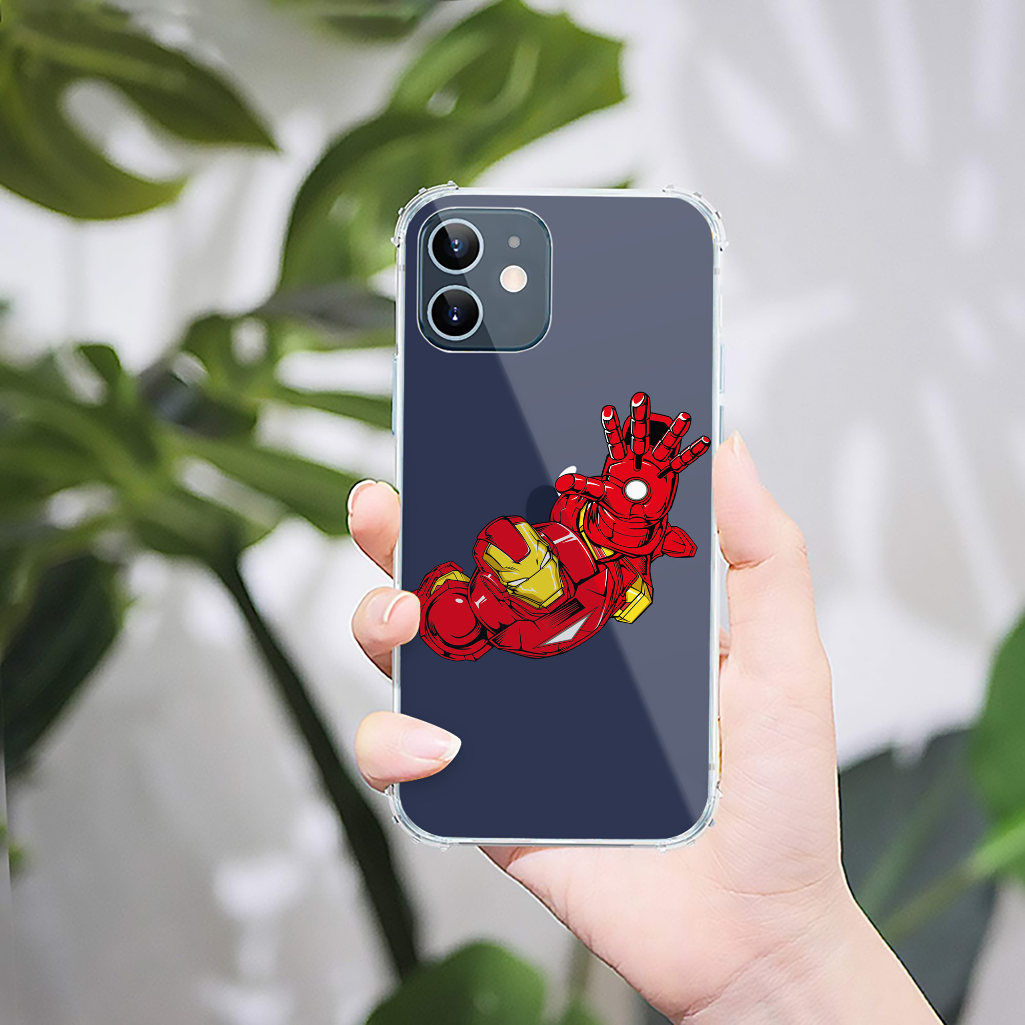 （画像用） アベンジャーズ The Avengers 【iPhone 12シリーズ対応】透明スマホケース（クリアソフトケース）